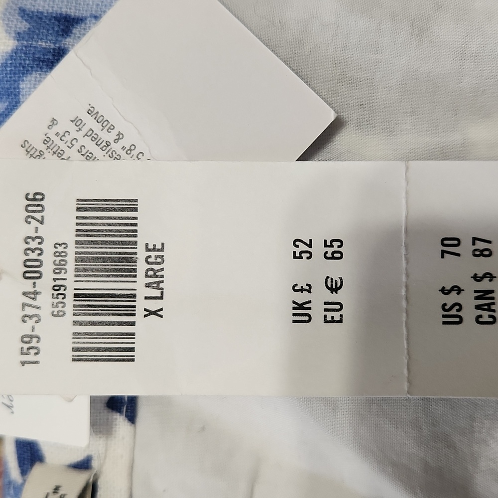 Abercrombie & Fitch Square Neck Linen-Blend Blue Floral Mini Dress Size XL - Picture 2 of 15
